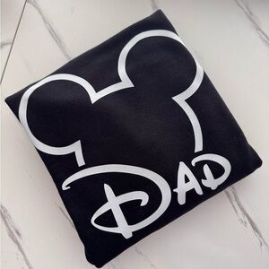 Disney Dad Black Crewneck